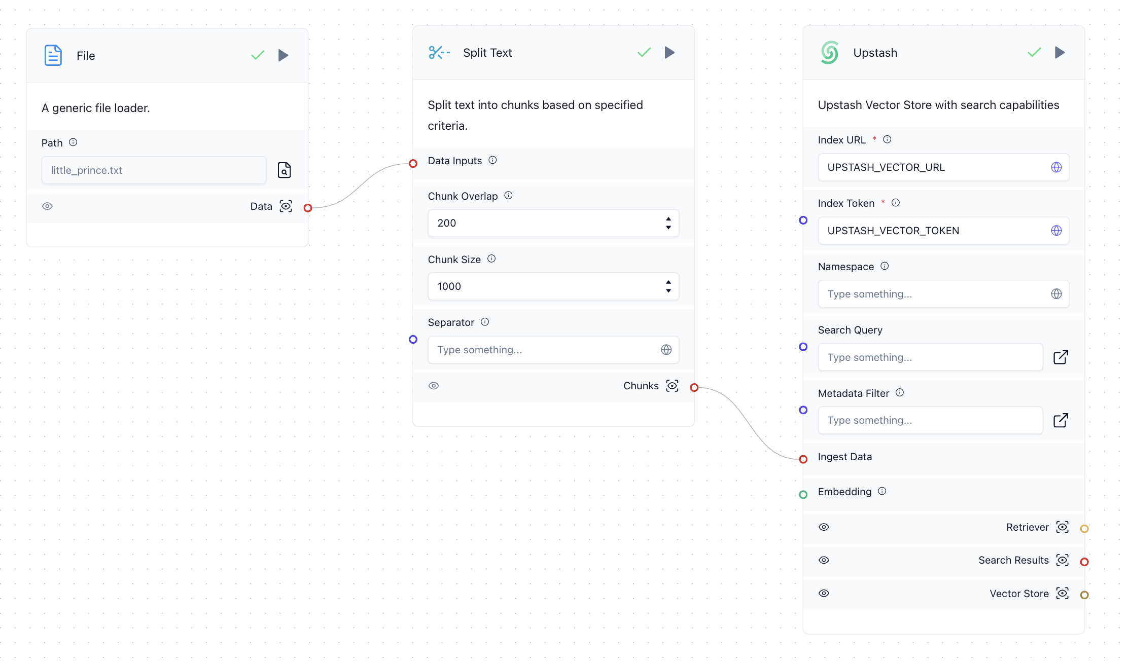 Upsert workflow